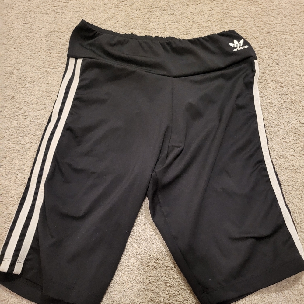 Adidas High Waisted Biker Shorts.